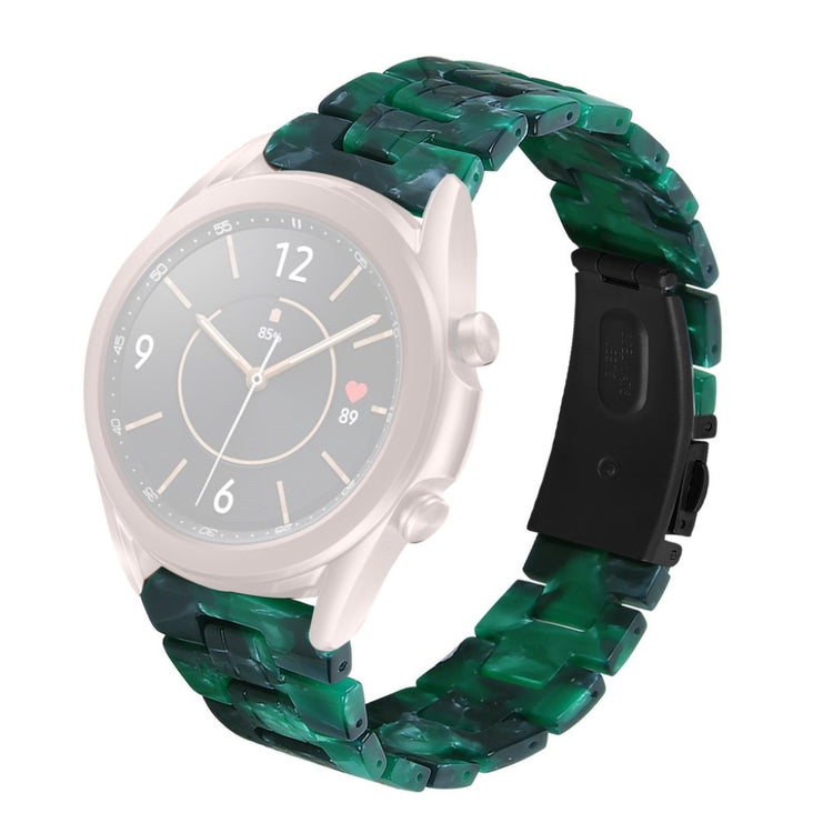 Holdbart Samsung Galaxy Watch 3 (41mm)  Rem - Grøn#serie_20