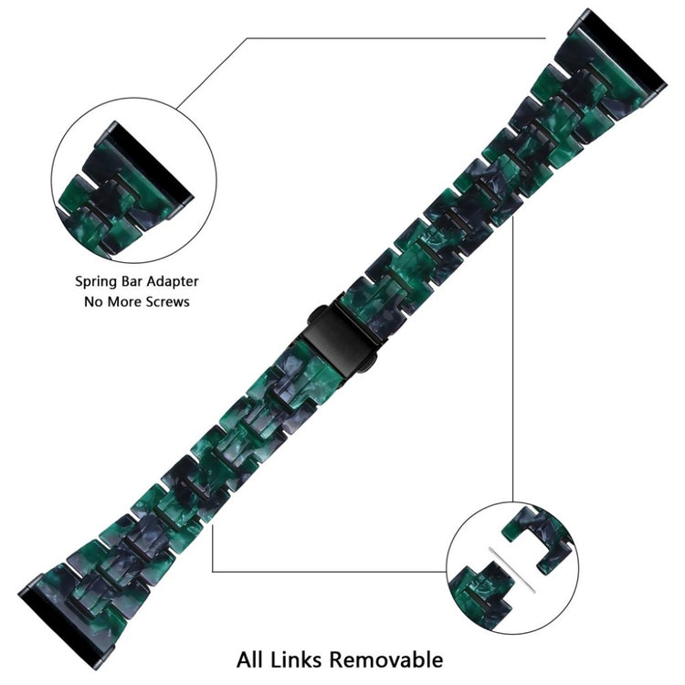 Holdbart Samsung Galaxy Watch 3 (41mm)  Rem - Grøn#serie_20