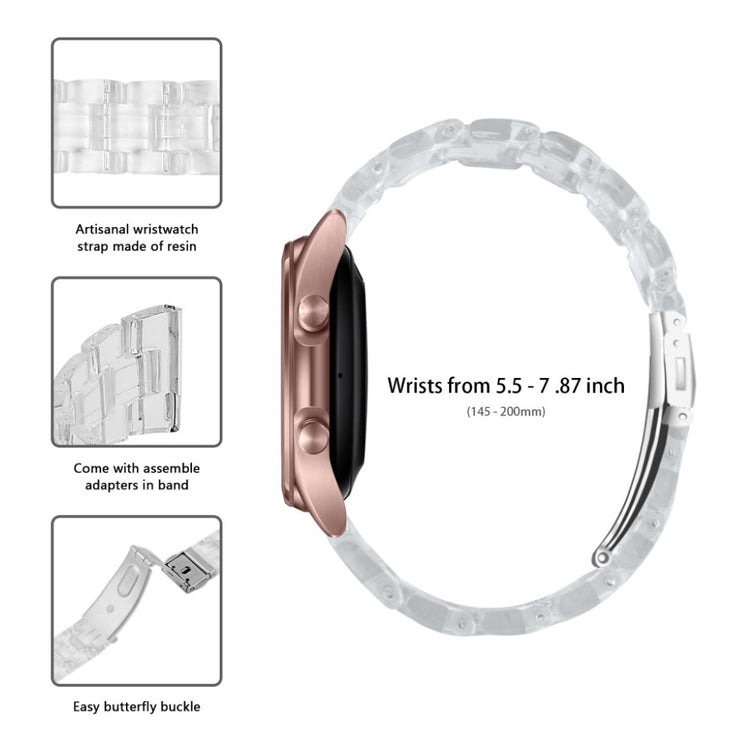 Holdbart Samsung Galaxy Watch 3 (41mm)  Rem - Gennemsigtig#serie_5