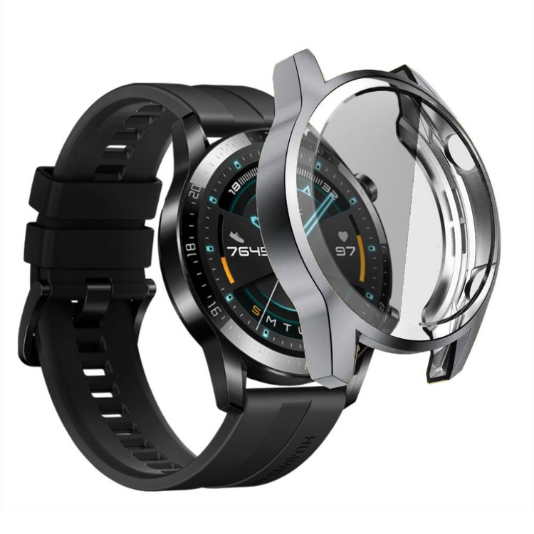 Mega Fed Huawei Watch GT 2 46mm Silikone Cover - Sølv#serie_4