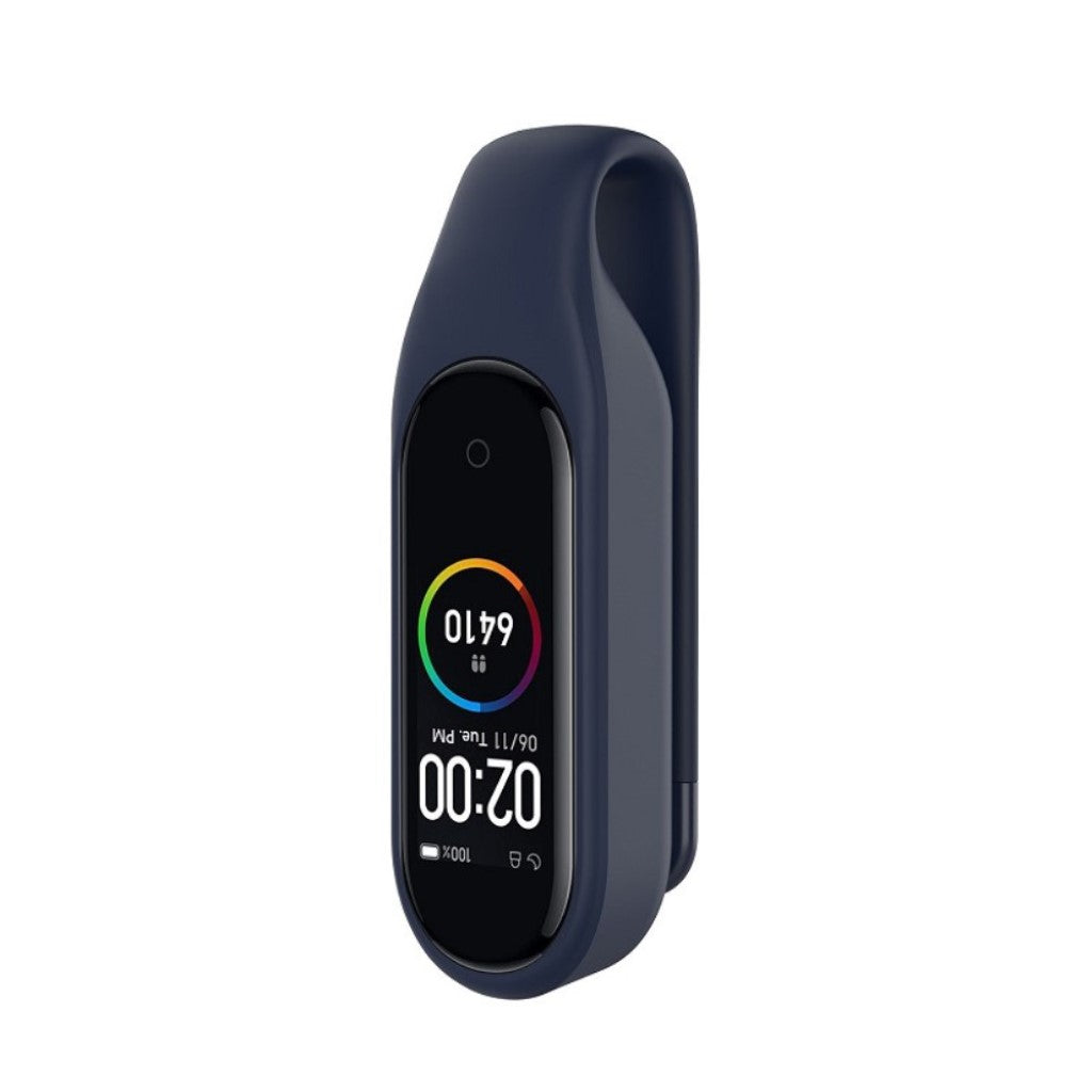 Rigtigt Flot Xiaomi Mi Smart Band 4 / Xiaomi Mi Band 3 Silikone Cover - Blå#serie_7