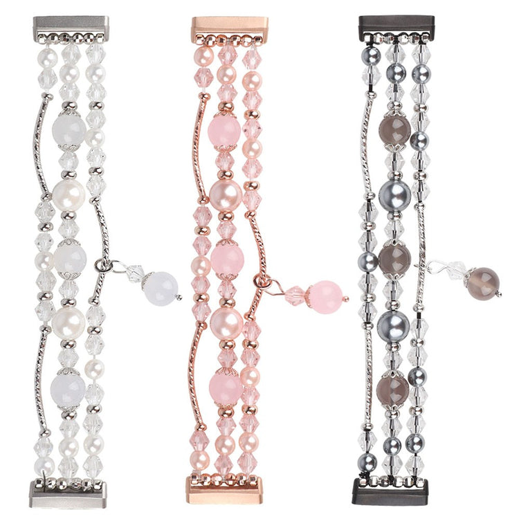 Cool Fitbit Sense 2 / Fitbit Versa 4 Plastik Rem - Sort#serie_3