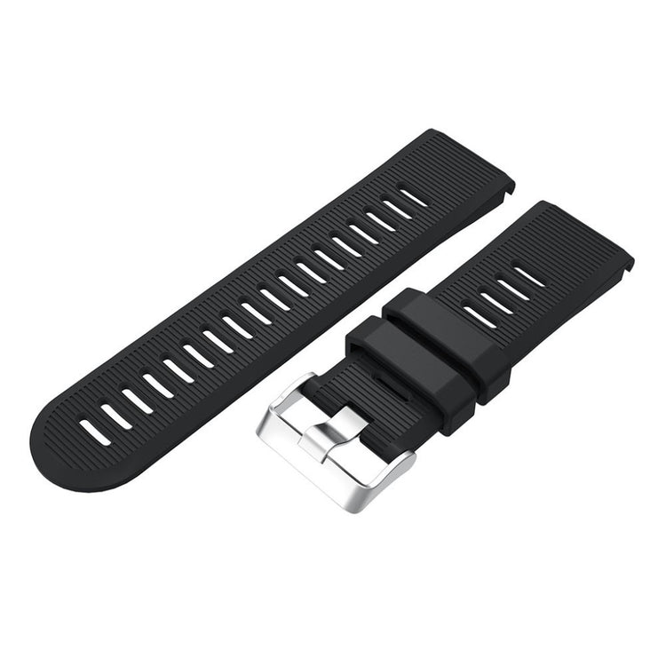 Tidsløst Garmin Fenix 5X Plus Silikone Rem - Sort#serie_13