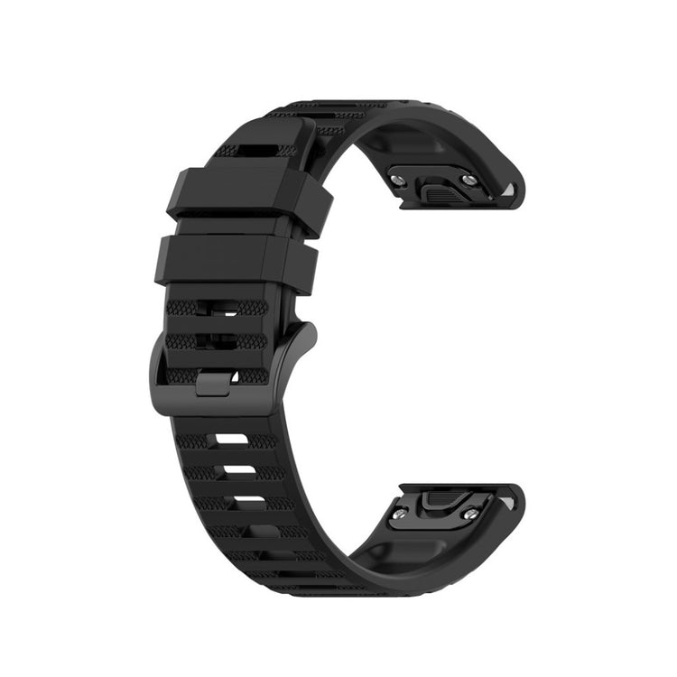 Mega kønt Garmin Fenix 6 Silikone Rem - Sort#serie_1