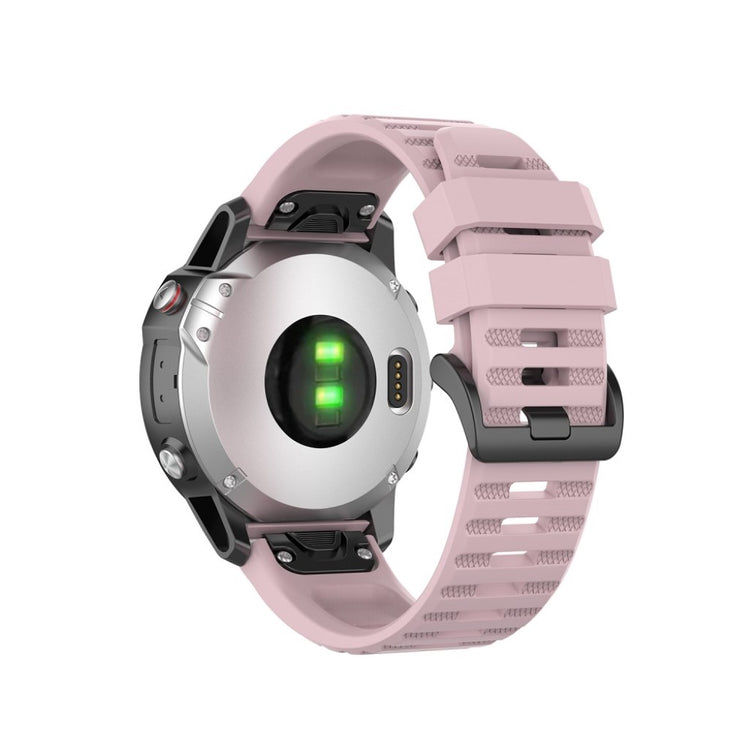 Mega kønt Garmin Fenix 6 Silikone Rem - Pink#serie_9