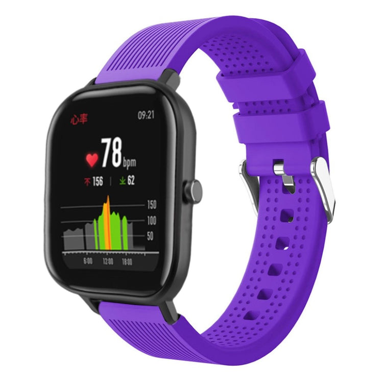 Super cool Amazfit Bip Lite Silikone Rem - Lilla#serie_11