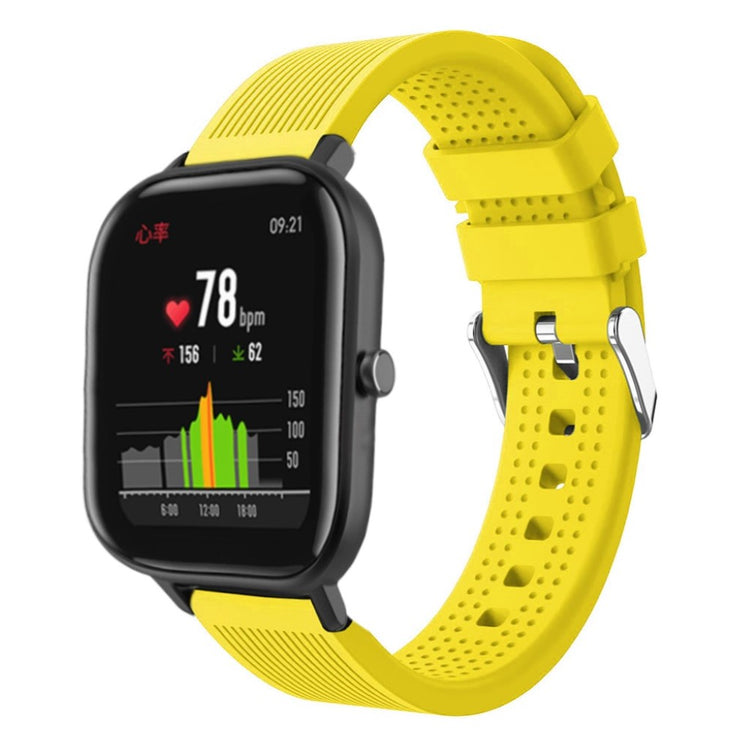 Super cool Amazfit Bip Lite Silikone Rem - Gul#serie_6