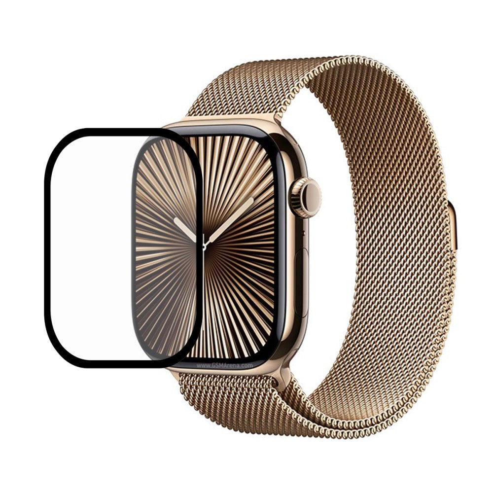 Apple Watch Series 10 46mm Screen Protector Black Edge Flexible and Soft Ultra Clear Hydrogel Watch Film#serie_1