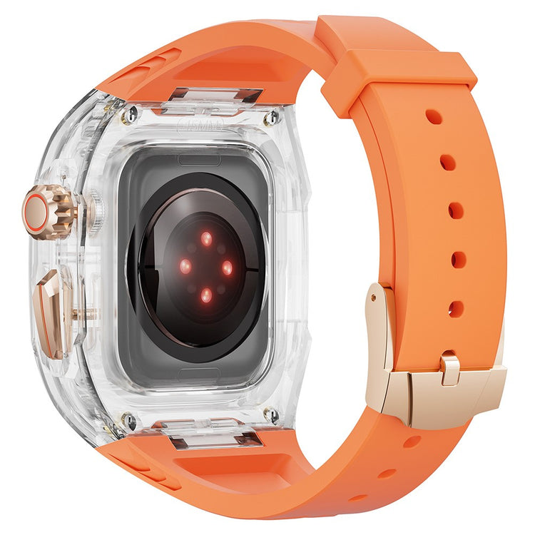 Super Tough Apple Smartwatch Silicone Universel Strap - Orange#serie_1