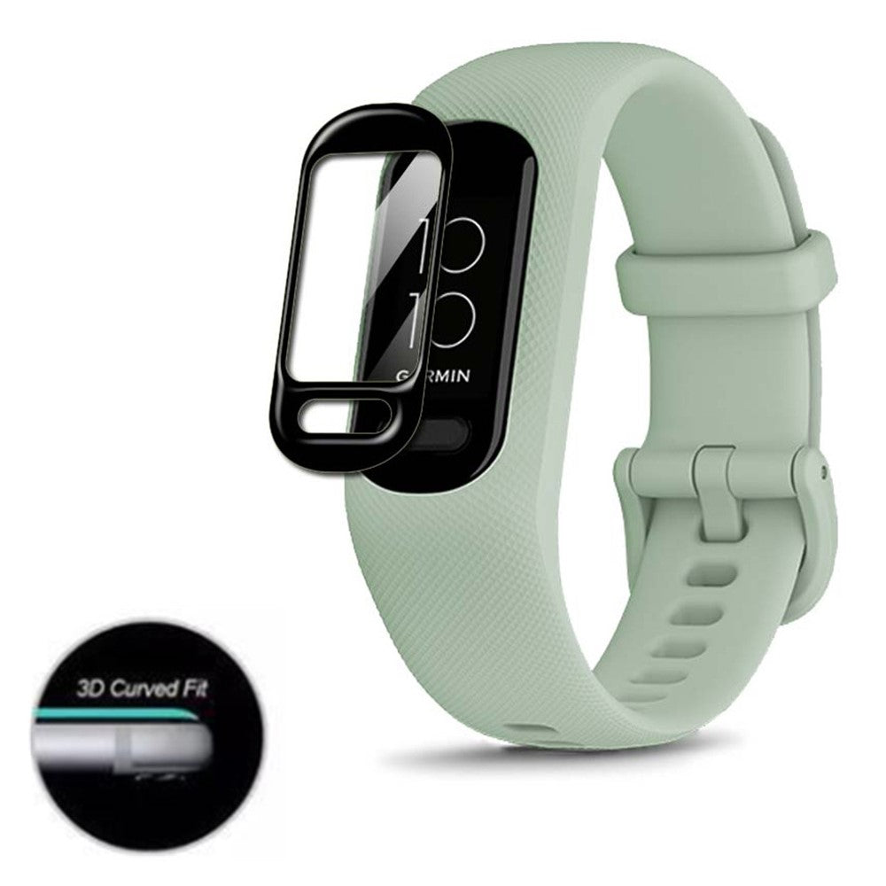 Garmin Vivosmart 5 Silicone HD 3D Curved Screen Protector - Black#serie_441