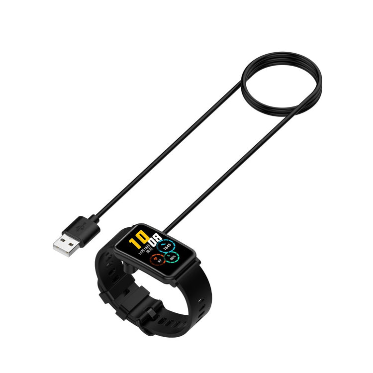 1m Smartwatch USB Charging Cable - Black#serie_1