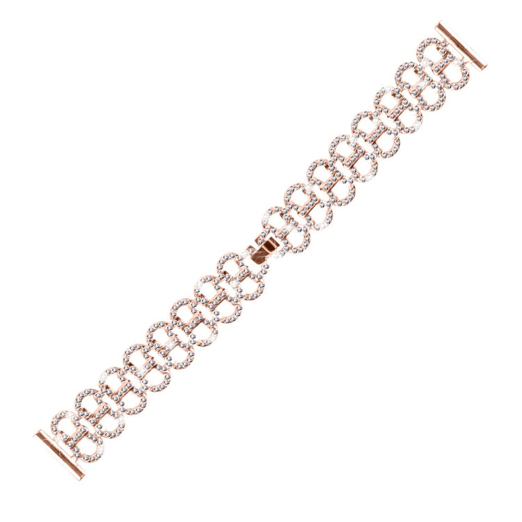 Metal Alloy Watch Strap Huami Amazfit Bip U Rhinestones Decor Gourd Shape Wrist band  - Rose Gold#serie_5