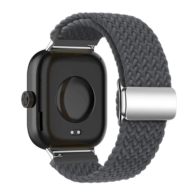 Xiaomi Smart Band 8 Pro / Redmi Watch 4 Loop Strap Magnetic Buckle Woven Watch Band - Space Grey#serie_17