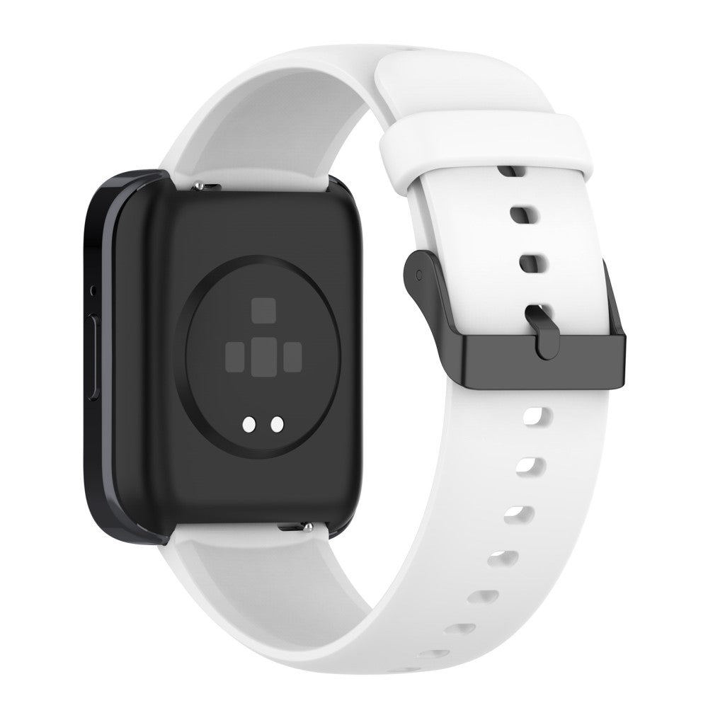 SKG V9 / V9 Pro / Huami Amazfit Bip 5 / Bip 5 Unity Watch Strap Liquid Silicone Band Replacement - White#serie_3