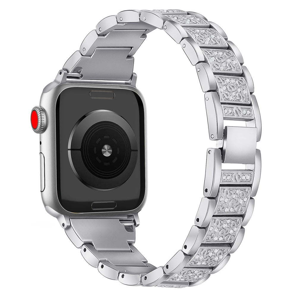 Apple Watch Series 49mm - 45mm - 44mm - 42mm S Pattern Metal Strap - Silver#serie_5