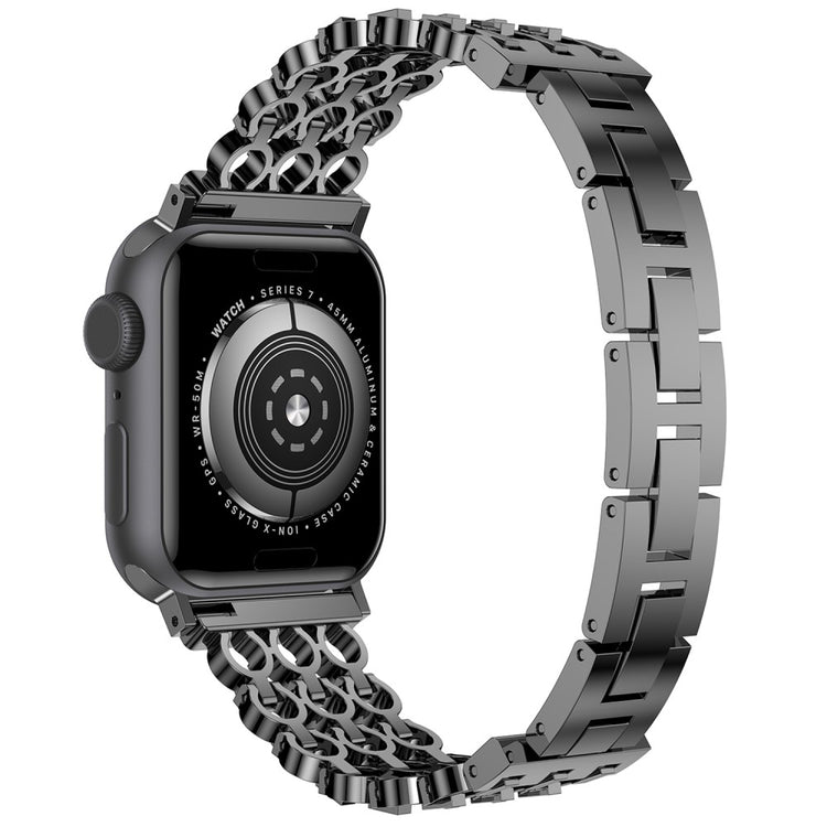 Apple Watch Series 41mm - 40mm - 38mm Zinc Alloy Band Replacement Watch Strap - Black#serie_1