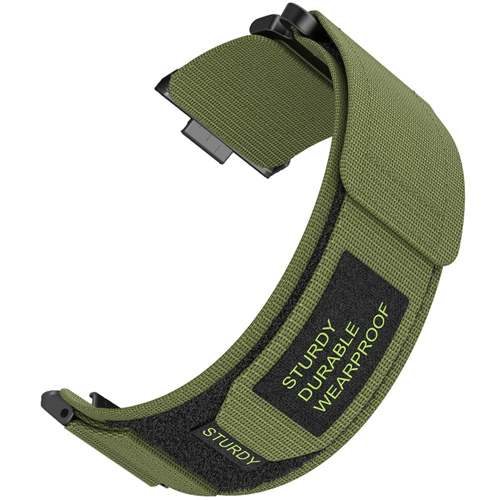 Huawei Watch Fit 3 Sports Wrist Strap Magic Tape Nylon Watch Band - Army Green#serie_4