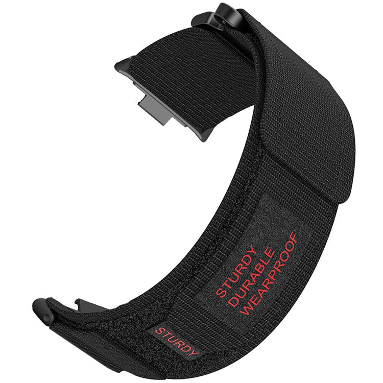 Xiaomi Smart Band 8 Pro / Redmi Watch 4 Magic Tape Nylon Strap Replacement Watch Band - Black#serie_2