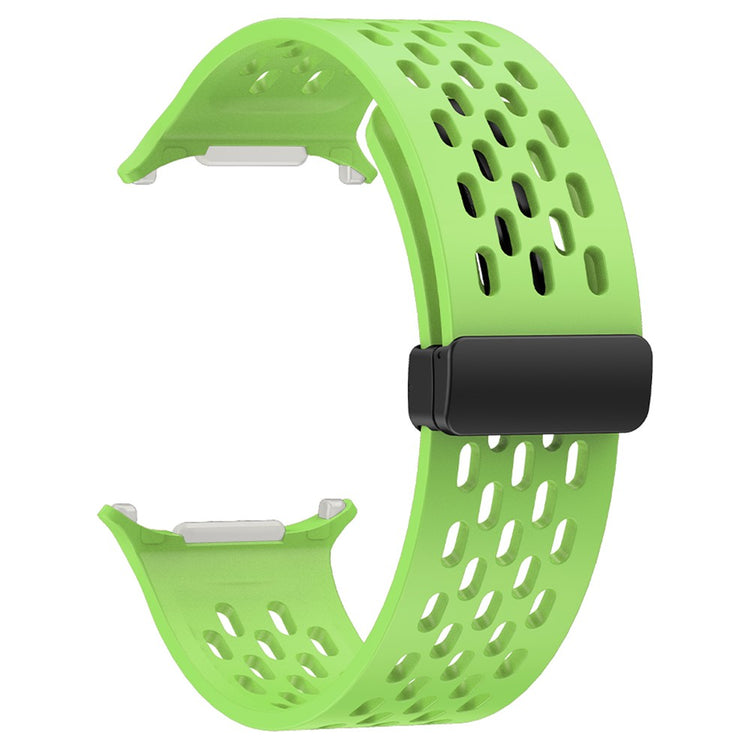 KALEBOL Samsung Galaxy Watch Ultra 47mm Silicone Band Magnetic Replacement Strap - Fluorescent Green#serie_10