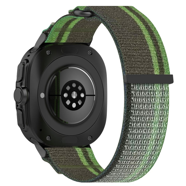 KALEBOL Samsung Galaxy Watch Ultra 47mm Watch Strap Breathable Nylon Sport Strap - Blackish Green#serie_7