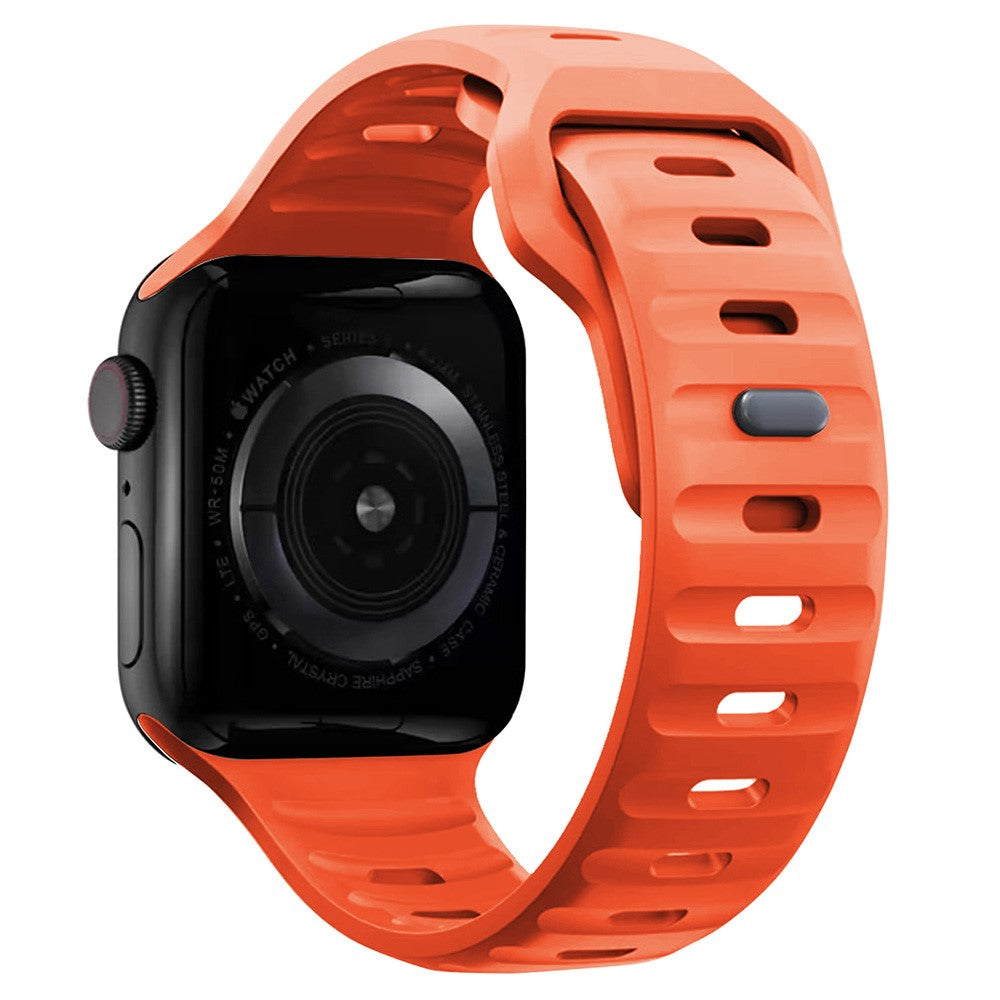 KALEBOL Apple Watch Series 49mm - 45mm - 44mm - 42mm Silicone Watch Band - Orange#serie_4