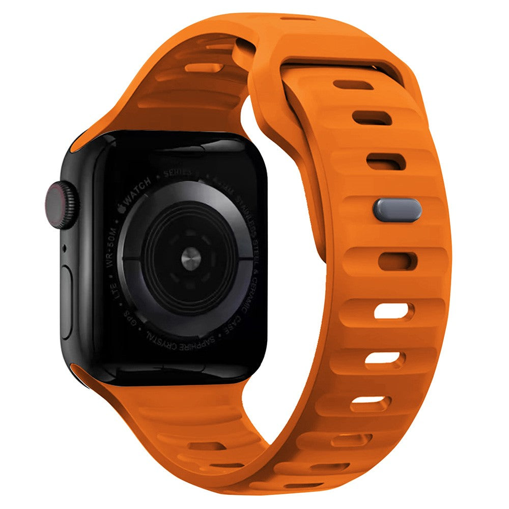 KALEBOL Apple Watch Series 41mm - 40mm - 38mm Watch Band Sports Silicone Strap - Dark Orange#serie_1