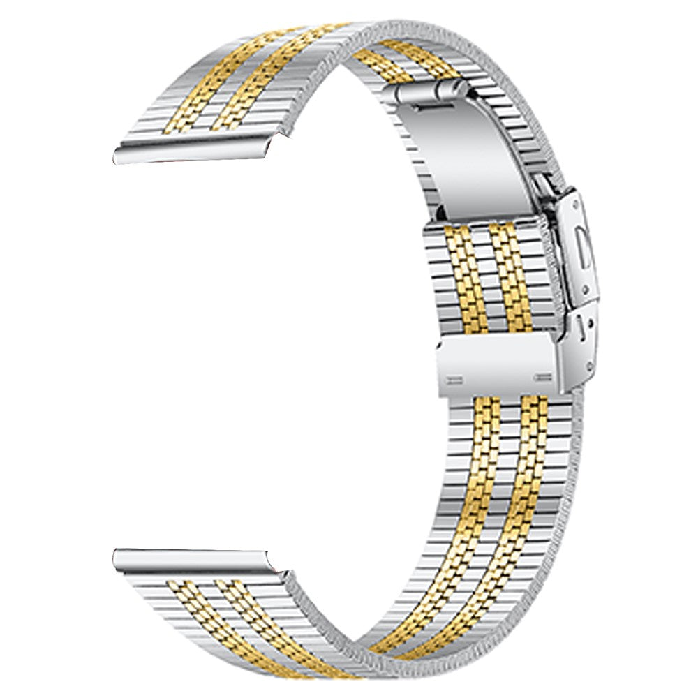 Fossil Gen 5 Carlyle Stainless Steel Band Five-Bead Watch Strap Replacement - Silver Gold#serie_2