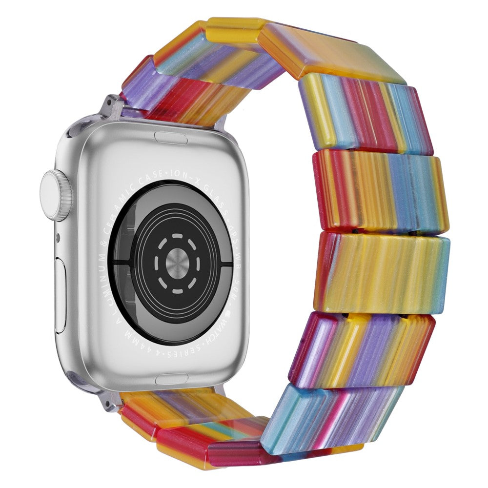 Apple Watch Series 41mm - 40mm - 38mm Resin Blocks Strap - Rainbow#serie_2