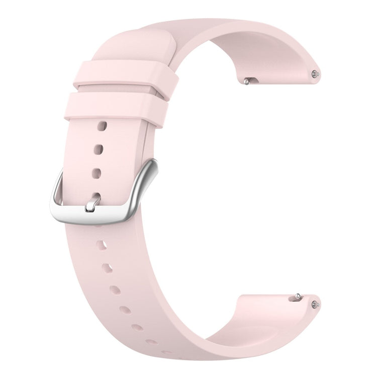 KALEBOL 20mm Silicone Strap for Huawei Watch GT 3 42mm / GT 3 Pro 43mm Round End Watch Band - Light Pink#serie_9