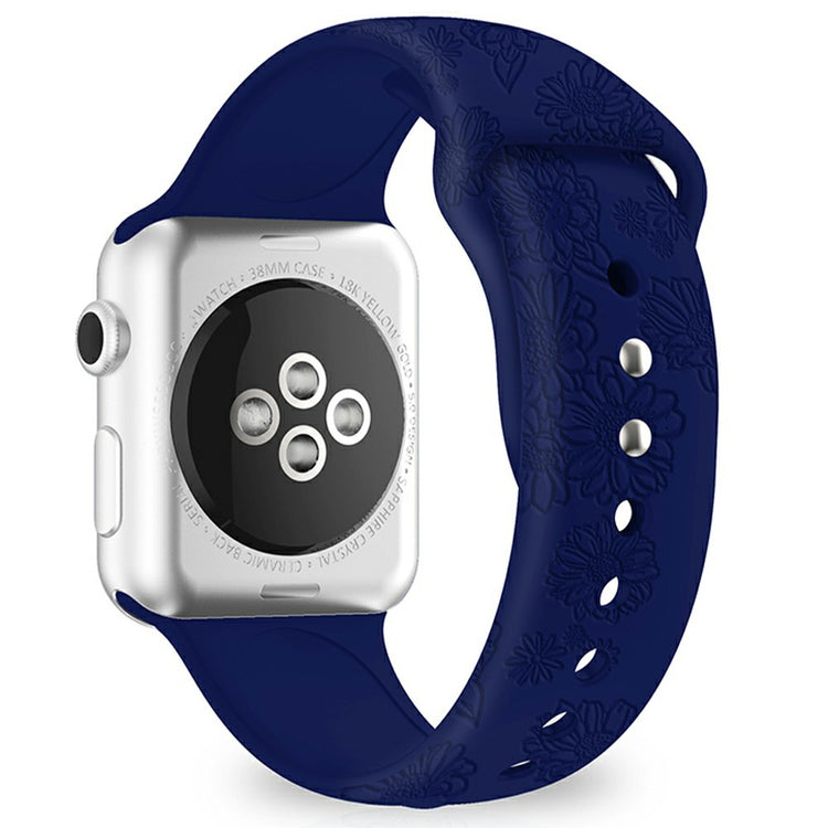 Watch Strap for Apple Watch Series 49mm - 45mm - 44mm - 42mm - Sunflower Dark Blue#serie_13