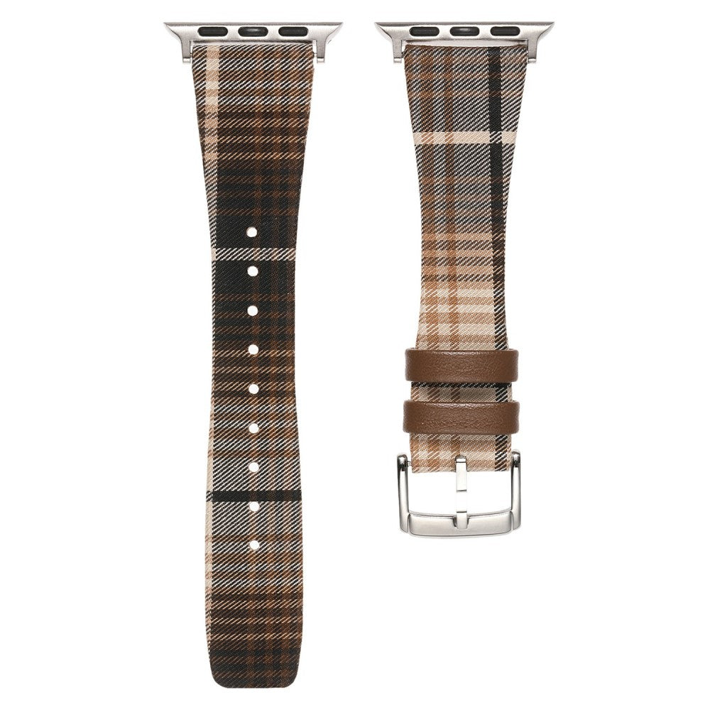 Plaid Woolen Strap for Apple Watch Series 41mm - 40mm - 38mm - Style 2#serie_6