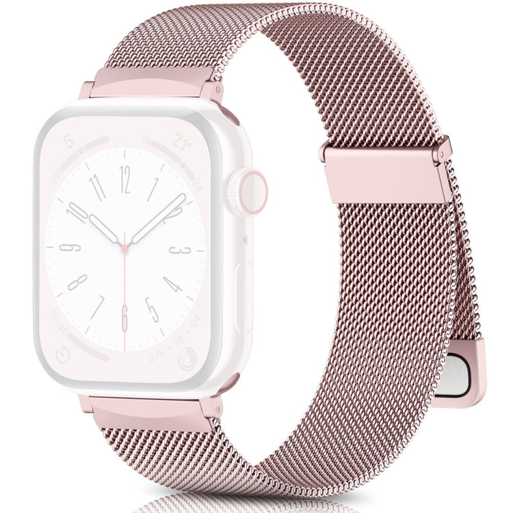 Apple Watch Series 49mm - 45mm - 44mm - 42mm Metal Strap Watchband - Rose Pink#serie_4