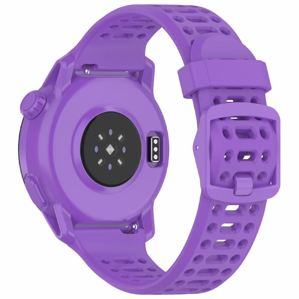 Coros Pace 3 / Apex 2 Pro / Apex Pro Silicone Watch Band Solid Color 22mm Watch Strap - Purple#serie_6