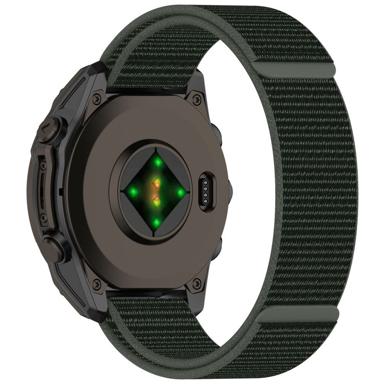 Garmin Fenix 8 43mm / Garmin Fenix 7S / 6S Watch Strap Nylon Adjustable Wristband Strap - Army Green#serie_3