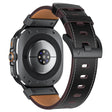 Absolut Stylisch Samsung Galaxy Watch Ultra 47mm Echtes Leder Armband