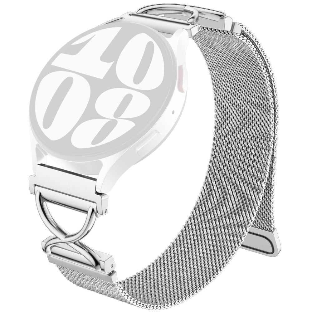 Gabb Watch 2 Watch Band Magnetic Stainless Steel Milanese Strap with X-Shaped Connector - Silver#serie_1