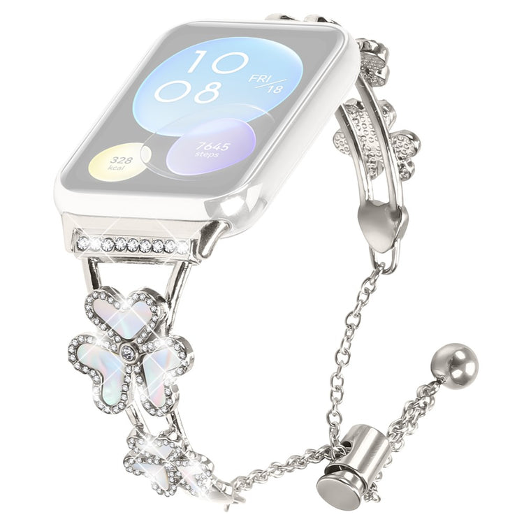 Metal Band Heart Clover Decor Xiaomi Redmi Watch 4 Watch Bracelet Replacement - Starlight#serie_4