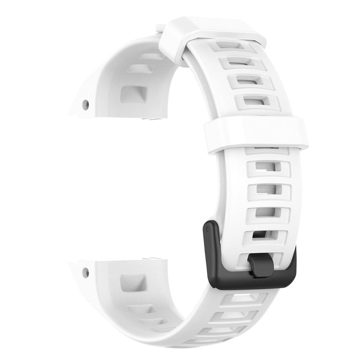 Silicone Watch Band Garmin Instinct Tactical / Instinct Tide / Instinct 2 / Instinct Wrist Strap with Black Buckle - White#serie_2