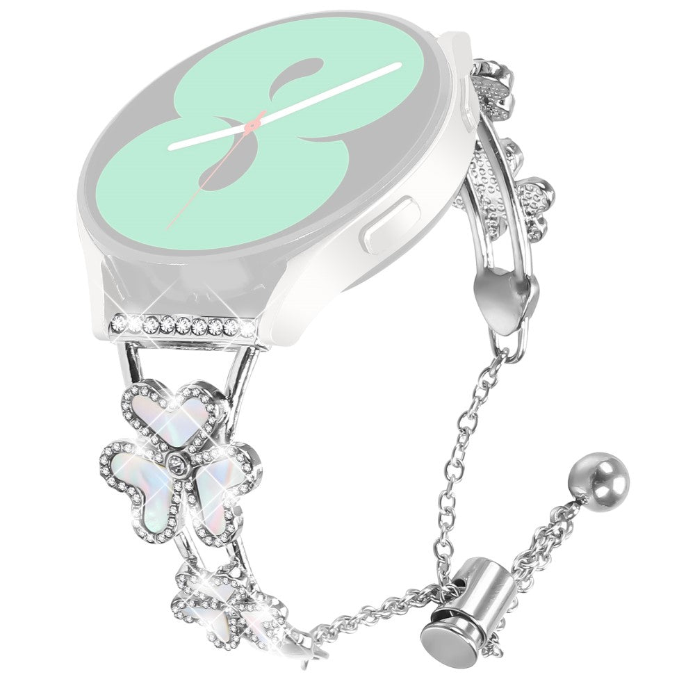 Gabb Watch 2 Metal Band Heart Clover Decor Watch Strap - Silver#serie_1