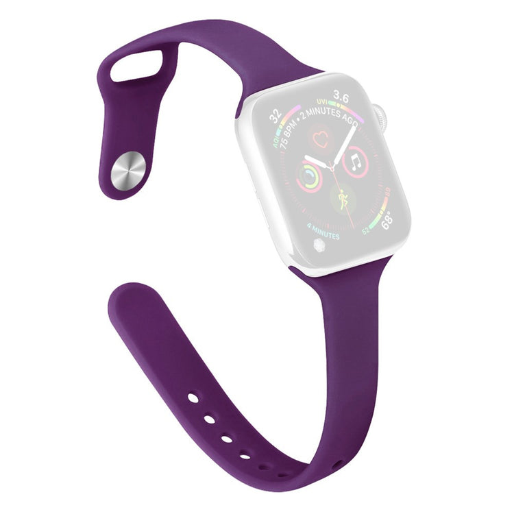 KALEBOL Silicone Watch Band Apple Watch Series 10 46mm Replacement Strap - Dark Purple#serie_10