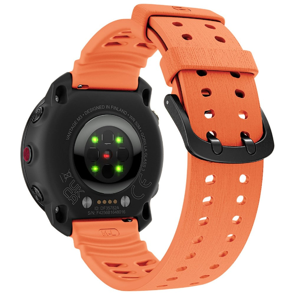 Polar Vantage M3 Replacement Watch Strap Silicone Adjustable Wrist Band - Orange#serie_1