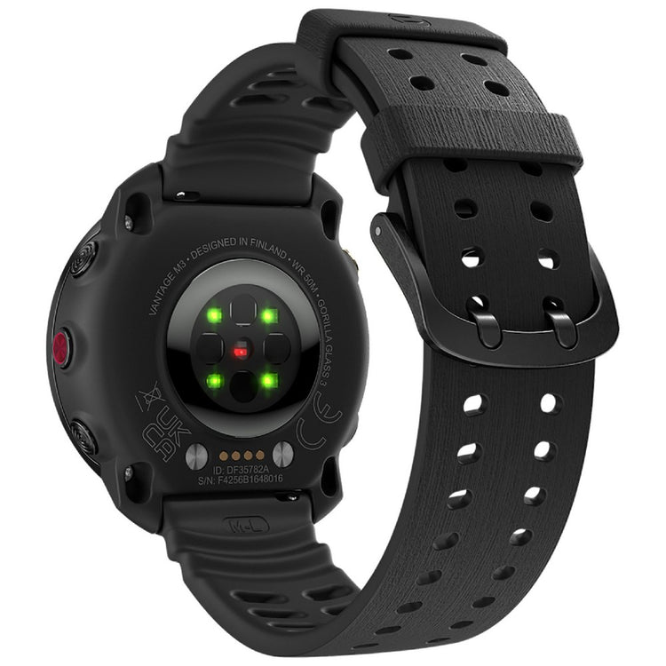 Polar Vantage M3 Replacement Watch Strap Silicone Adjustable Wrist Band - Black#serie_3