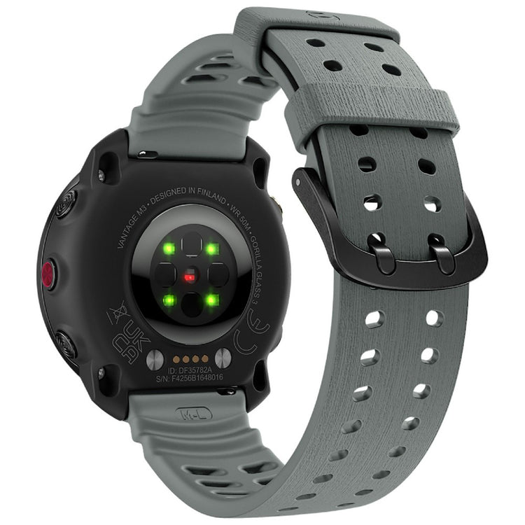 Polar Vantage M3 Replacement Watch Strap Silicone Adjustable Wrist Band - Grey#serie_6