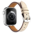 Unglaublich Widerstandsfähig Apple Smartwatch Echtes Leder Universell Armband