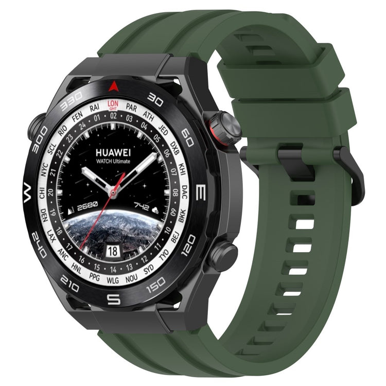 Helt Vildt Kønt Silikone Universal Rem passer til Huawei Smartwatch - Grøn#serie_1