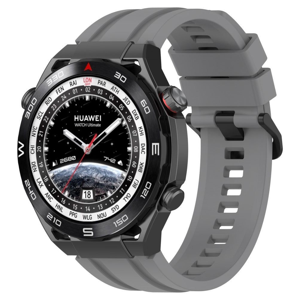 Superflot Metal Og Silikone Universal Rem passer til Smartwatch - Orange#serie_5