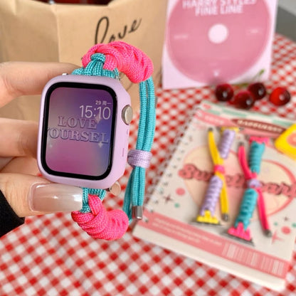 Super Kønt Metal Og Nylon Universal Rem passer til Apple Smartwatch - Flerfarvet#serie_2