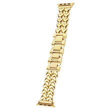 Solid Metal Universal Rem passer til Apple Smartwatch - Guld#serie_2