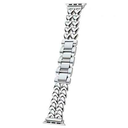 Solid Metal Universal Rem passer til Apple Smartwatch - Sølv#serie_5
