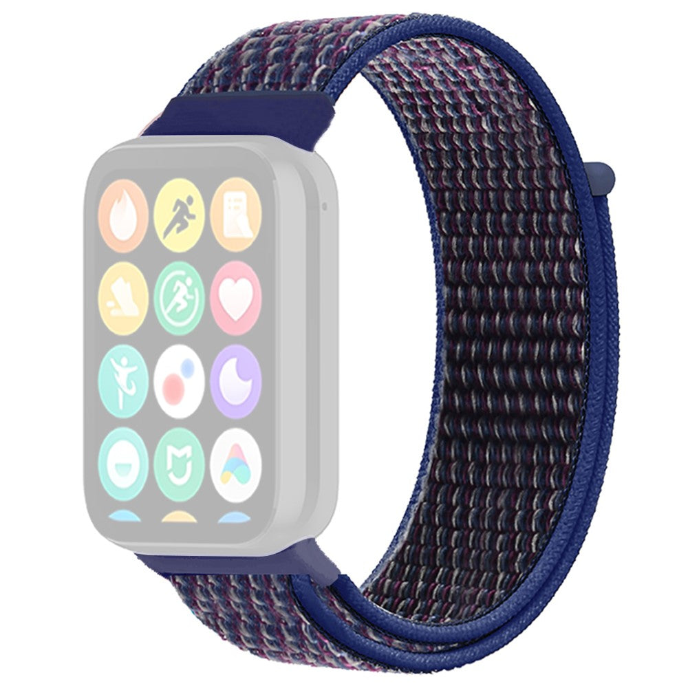 Helt Vildt Cool Nylon Rem passer til Xiaomi Smart Band 8 Pro - Blå#serie_6